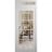 Front Exterior Prehung Metal-Plastic Door Clear Glass / MANUX 8355 White Silk / Office Commercial and Residential Doors Entrance Patio Garage 36" x 92" Left-Hand Inswing White