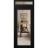 Front Exterior Prehung Metal-Plastic Door Clear Glass / MANUX 8666 Matte Black / Office Commercial and Residential Doors Entrance Patio Garage 36" x 94" Right-Hand Inswing Black Matte