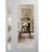 Front Exterior Prehung Metal-Plastic Door Clear Glass / MANUX 8666 White Silk / Office Commercial and Residential Doors Entrance Patio Garage 48" x 80" Left-Hand Inswing White