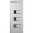 Front Exterior Prehung Metal-Plastic Door | Manux 8933 Matte Black | Top Sidelite Transom | Office Commercial and Residential Doors Entrance Patio Garage 30" x 94" (W30" x H80+14") Right hand Inswing White