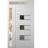 Front Exterior Prehung Metal-Plastic Door | Manux 8933 Matte Black | Side and Top Sidelite Transom | Office Commercial and Residential Doors Entrance Patio Garage 44" x 94" (W30+14" x H80+14") Right hand Inswing White