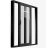 Patio Exterior Metal-Plastic Sliding Doors / Patio 8177 Matte Black 72" x 80" Left active door / Tempered Clear Glass Bypass Door Black Matte