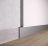 Armalux 10Ft One Piece | Baseboard for Hidden Doors | Aluminum Slim Profile Gray