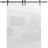 Sturdy Double Barn Door with | Planum 0010 Concrete | Top Mount 13FT Rail Hangers Heavy Set | Solid Panel Interior Doors-84" x 96" (2* 42x96) Gloss White