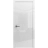 Modern Solid Interior Door with Handle | Planum 0010 Chocolate Ash | Single Regural Panel Frame Trims | Bathroom Bedroom Sturdy Doors Gloss White