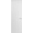Hidden Door | Planum 0010 Chocolate Ash Concealed Metal Frame 18" x 80" Left-hand Inswing Primed White