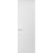 Hidden Door | Planum 0010 Matte Black Concealed Metal Frame 18" x 80" Right-hand Inswing Primed White