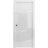Sliding French Pocket Door with | Planum 0010 White Silk | Kit Trims Rail Hardware | Solid Wood Interior Bedroom Sturdy Doors Gloss White