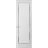 Hidden Door | Planum 0888 Painted White Concealed Metal Frame 18" x 80" Right-hand Inswing Painted White