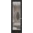 Hidden Door | Planum 2102 Matte Black Concealed Metal Frame 18" x 80" Left-hand Inswing Black Matte