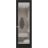 Hidden Door | Planum 2102 Chocolate Ash Concealed Metal Frame 18" x 80" Right-hand Inswing Black Matte