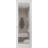 Hidden Door | Planum 2102 Chocolate Ash Concealed Metal Frame 18" x 80" Right-hand Inswing White Silk