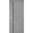Sliding French Pocket Door with | Planum 0016 Oak and Aluminum Strips | Kit Trims Rail Hardware | Solid Wood Interior Bedroom Sturdy Doors Concrete