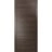 Sliding French Pocket Door with | Planum 0010 White Silk | Kit Trims Rail Hardware | Solid Wood Interior Bedroom Sturdy Doors Chocolate Ash