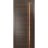 Sliding French Pocket Door with | Planum 1010 Chocolate Ash and Aluminum Strips | Kit Trims Rail Hardware | Solid Wood Interior Bedroom Sturdy Doors Chocolate Ash