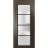 Sliding Pocket Door with Frosted Tempered Glass | Planum 2132 White Silk with Frosted Glass and Aluminum Strips | Kit Trims Rail Hardware | Solid Wood Interior Bedroom Bathroom Closet Sturdy Doors Chocolate Ash