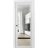 Sliding French Pocket Door | Lucia 2666 White Silk with Clear Glass and Aluminum Strips | Kit Trims Rail Hardware | Solid Wood Interior Bedroom Sturdy Doors White