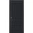 Sliding French Pocket Door | Veregio 7411 Antracite | Kit Trims Rail Hardware | Solid Wood Interior Bedroom Sturdy Doors Antracite