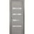 Sliding French Pocket Door 42 x 80 inches with | Quadro 4113 Ginger Ash with Frosted Glass | Kit Trims Rail Hardware | Solid Wood Interior Bedroom Sturdy Doors Ginger Ash