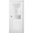 Sliding French Pocket Door | Veregio 7339 Oliva with Frosted Glass | Kit Trims Rail Hardware | Solid Wood Interior Bedroom Sturdy Doors White