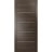 Sliding French Pocket Door with | Planum 0020 White Silk | Kit Trims Rail Hardware | Solid Wood Interior Bedroom Sturdy Doors Chocolate Ash