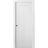 Panel Pocket Door | Quadro 4115 White Silk | Kit Trims Rail Hardware | Solid Wood Interior Pantry Kitchen Bedroom Sliding Closet Sturdy Doors White