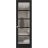 Hidden Door | Quadro 4002 White Silk Concealed Metal Frame 18" x 80" Right-hand Inswing Black Matte