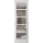 Hidden Door | Quadro 4002 White Silk Concealed Metal Frame 18" x 80" Right-hand Inswing White Silk