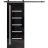 Barn Door 18 x 80 inches | Quadro 4088 Gloss White | 6.6FT Rail Track Hardware Set | Solid Panel Interior Doors Gloss Black