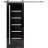 Barn Door 18 x 80 inches | Quadro 4088 Gloss Black | 6.6FT Silver Rail Track Hardware Set | Solid Panel Interior Doors Gloss Black