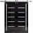 Double Barn Door 36 x 80 inches | Quadro 4088 Gloss White | 13FT Silver Rail Track Set | Solid Panel Interior Doors Gloss Black
