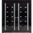 Sliding Closet Double Bi-fold Doors 72 x 80 inches | Quadro 4088 Gloss White | Tracks Trims Hardware Set | Wood Solid Bedroom Wardrobe Doors Gloss Black