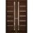 Hidden Double Doors | Quadro 4088 Matte Black Concealed Metal Frame 36" x 80" (2* 18x80) Right-hand Inswing Chocolate Ash