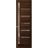 Hidden Door | Quadro 4088 Matte Black Concealed Metal Frame 18" x 80" Right-hand Inswing Chocolate Ash