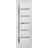 Hidden Door | Quadro 4088 Matte Black Concealed Metal Frame 18" x 80" Right-hand Inswing White Silk