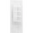 Slab Door Panel 18 x 80 inches | Quadro 4088 Gloss White | Bathroom Bedroom Doors Gloss White