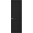 Hidden Door | Quadro 4111 Matte Black Concealed Metal Frame 18" x 80" Right-hand Inswing Black Matte