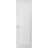 Hidden Door | Quadro 4111 Matte Black Concealed Metal Frame 18" x 80" Right-hand Inswing White Silk