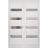 Hidden Double Doors | Quadro 4113 White Silk Concealed Metal Frame 36" x 80" (2* 18x80) Left-hand Inswing White Silk