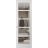 Hidden Door | Quadro 4522 White Silk Concealed Metal Frame 18" x 80" Right-hand Inswing White Silk