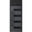 Front Exterior Prehung Steel Door / Ronex 0131 Grey / Transom Window Sidelite / Entry Metal Modern Painted W36" x H80+16" Right hand Inswing Gray
