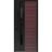 Front Exterior Prehung Steel Door / Ronex 0162 Red Oak / Entry Metal Modern Painted W36" x H80" Right hand Inswing Red Oak