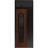 Front Exterior Aluminum Door / Ronex 0511 Bronze Oak / Prehung Entry Steel Metal Modern Painted W36"xH80+12" Right-hand Inswing Bronze Oak