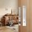 Pocket door lock with a hidden handle design - Black Silver