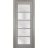Solid French Door | Quadro 4002 Chocolate Ash with Frosted Glass | Single Regular Panel Frame Trims Handle | Bathroom Bedroom Sturdy Doors  Ginger Ash