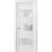 Solid French Door 3 Lites | Lucia 4070 White Silk with Frosted Glass | Single Regular Panel Frame Trims Handle | Bathroom Bedroom Sturdy Doors  White