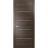 Modern Wood Interior Door with Hardware | Planum 0020 White Silk | Single Panel Frame Trims | Bathroom Bedroom Sturdy Doors-18" x 80" Chocolate Ash