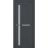 Interior Solid French Door | Veregio 7288 Light Grey Oak with Frosted Glass | Single Regular Panel Frame Trims Handle | Bathroom Bedroom Sturdy Doors  Antracite