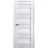 Interior Solid French Door | Veregio 7455 Matte Grey with Frosted Glass | Single Regular Panel Frame Trims Handle | Bathroom Bedroom Sturdy Doors  White
