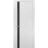 Solid Interior French | Planum 0040 White Silk with Black Glass | Single Regular Panel Frame Trims Handle | Bathroom Bedroom Sturdy Doors  White